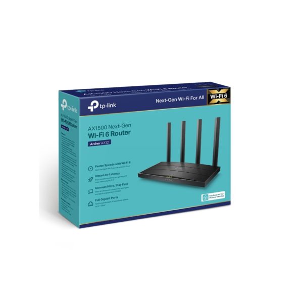ROUTER AX12 TP-LINK AX1500 WI-F16 - Imagen 1