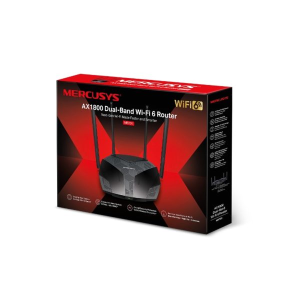 ROUTER MERCUSYS MR70X WI-FI 6 AX1800 - Imagen 1